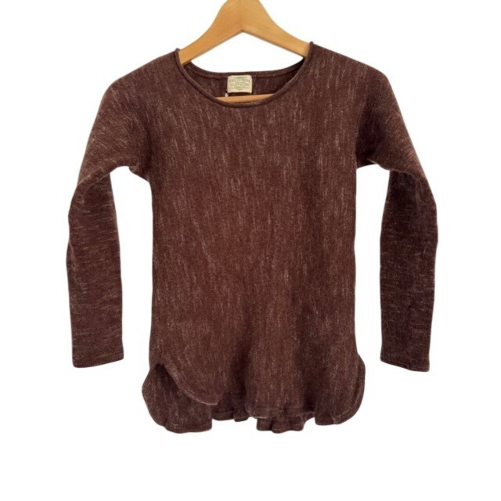 Telluride Clothing Company Women's Long Sleeve‎ Merino Wool Marled Sweater - XS
